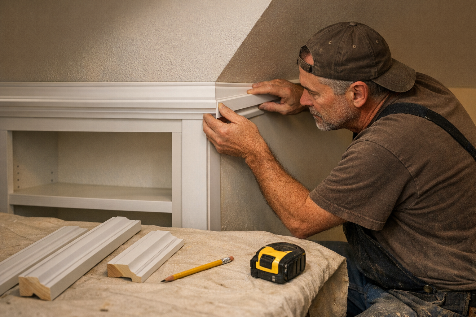 Custom Trim Around Existing Features