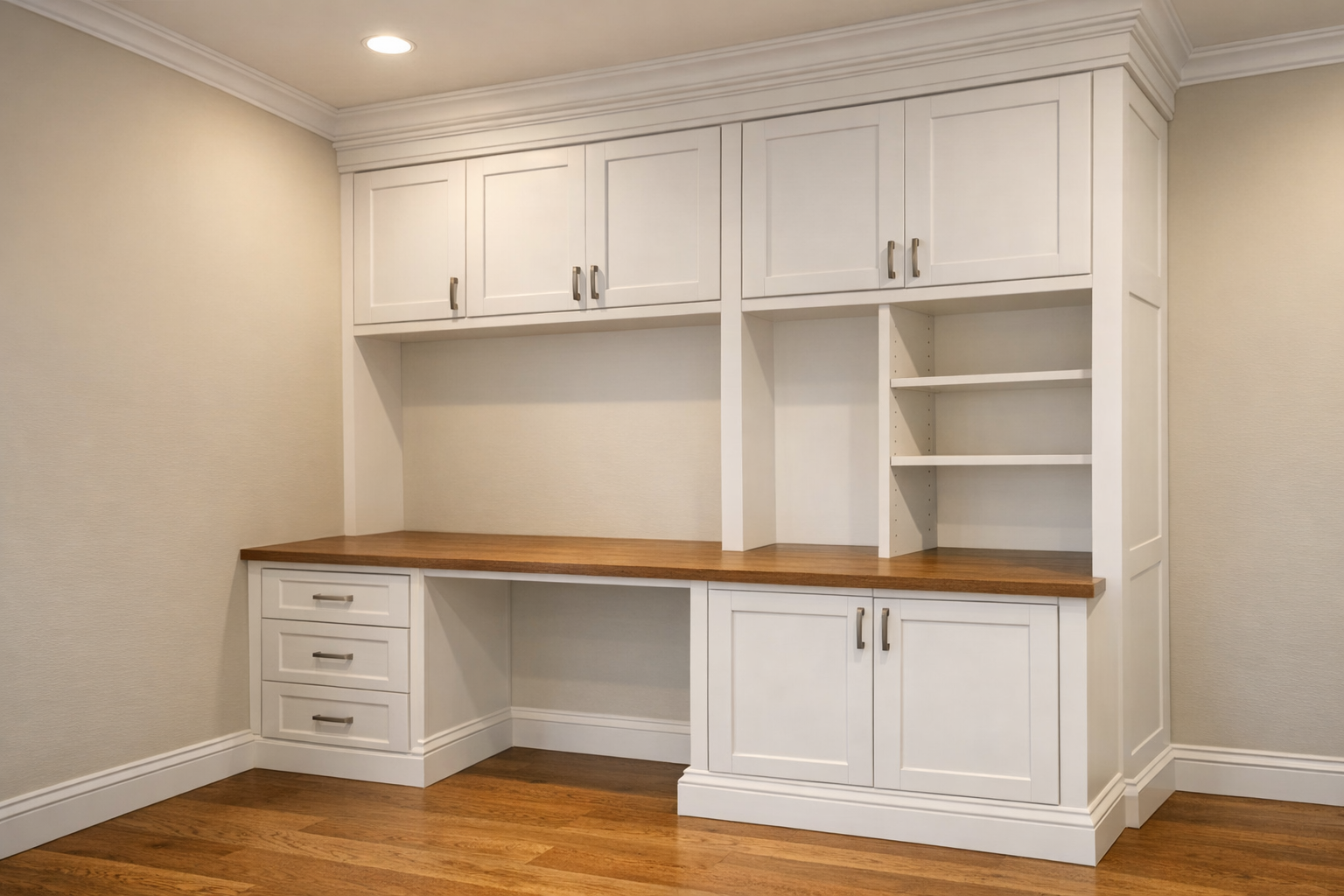 Trim Package Around Cabinet Run