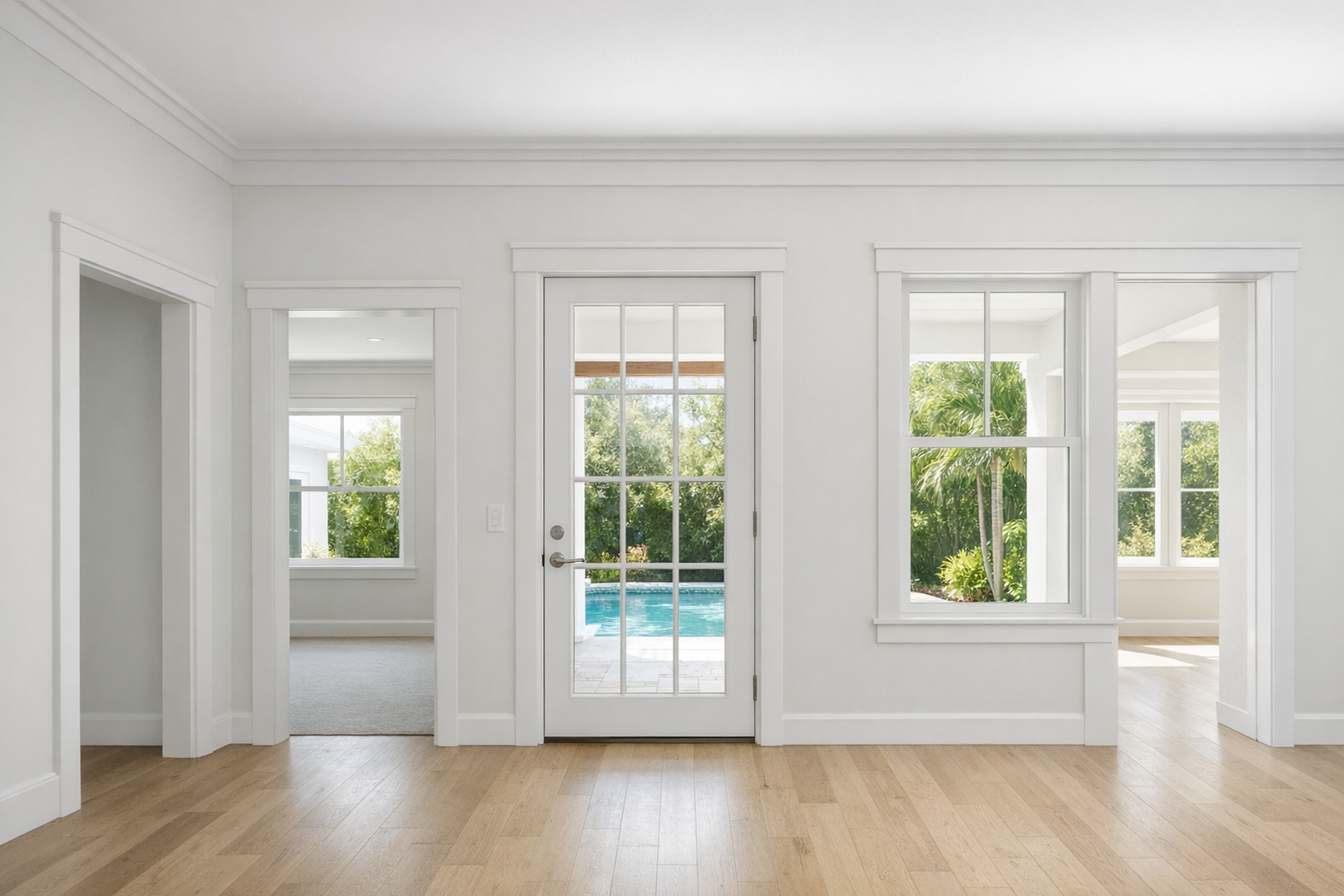 Proportionate Trim Around Multiple Openings