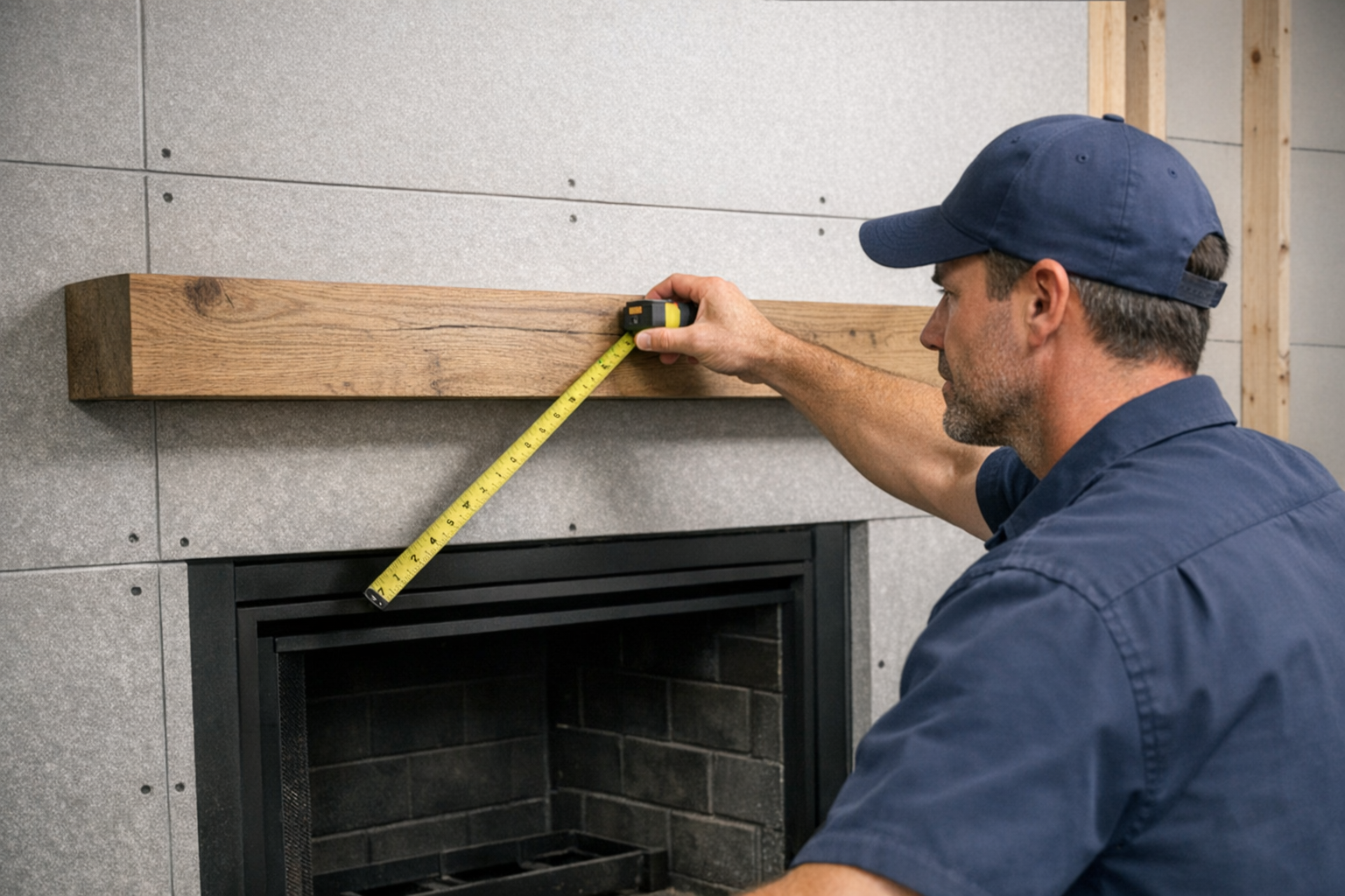 Checking Mantel Clearance
