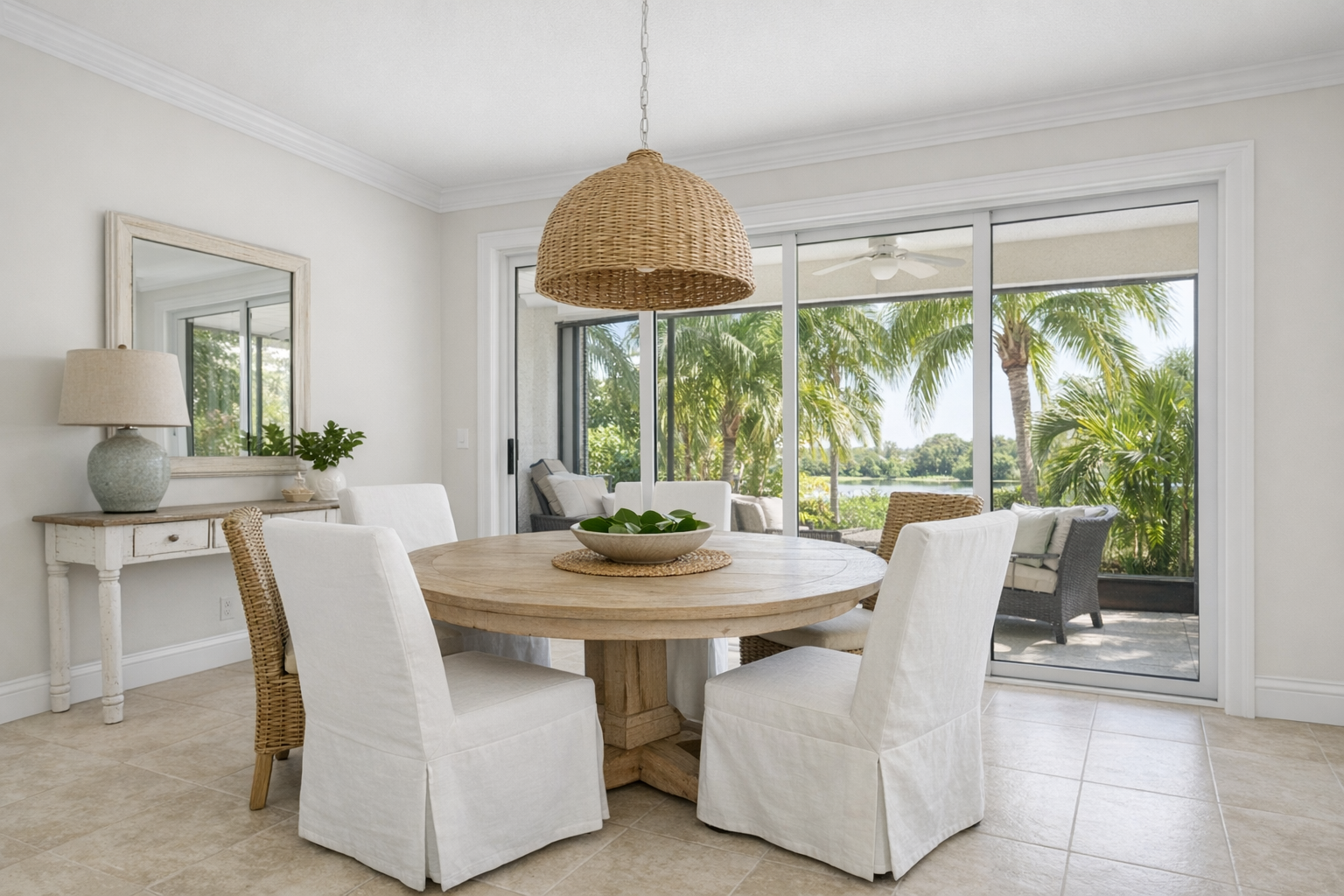 Trim Update in Coastal Home