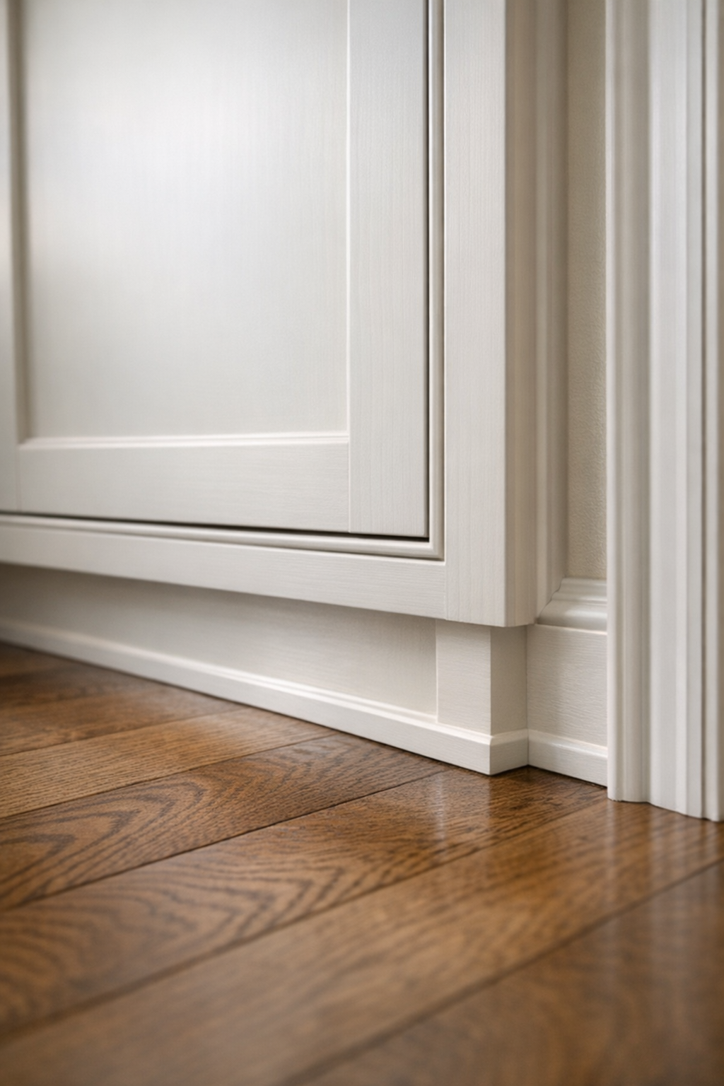 Supporting 4 Toe Kick Trim At Cabinet Base