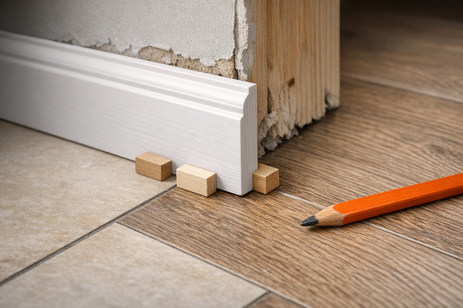 Flooring thickness and transitions