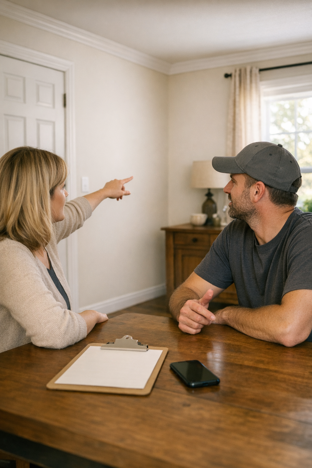 Initial room and project discussion