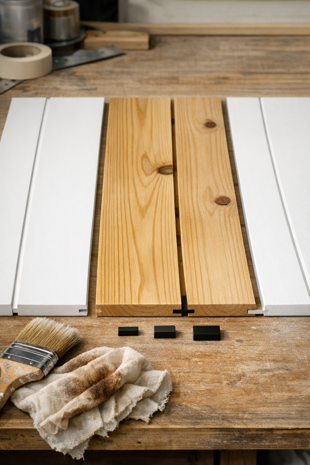 Choosing shiplap material and finish