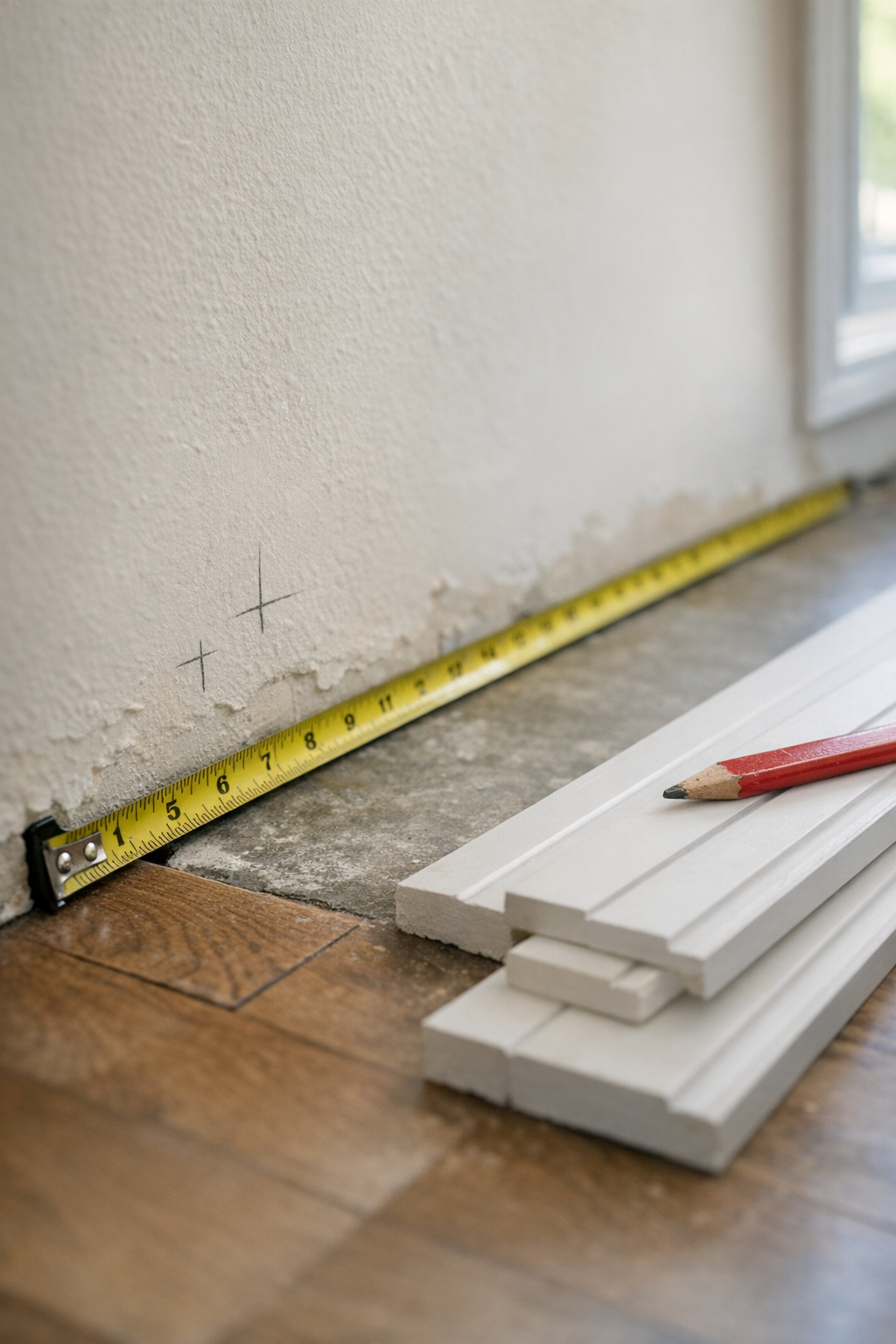 Measuring Before Cutting Trim