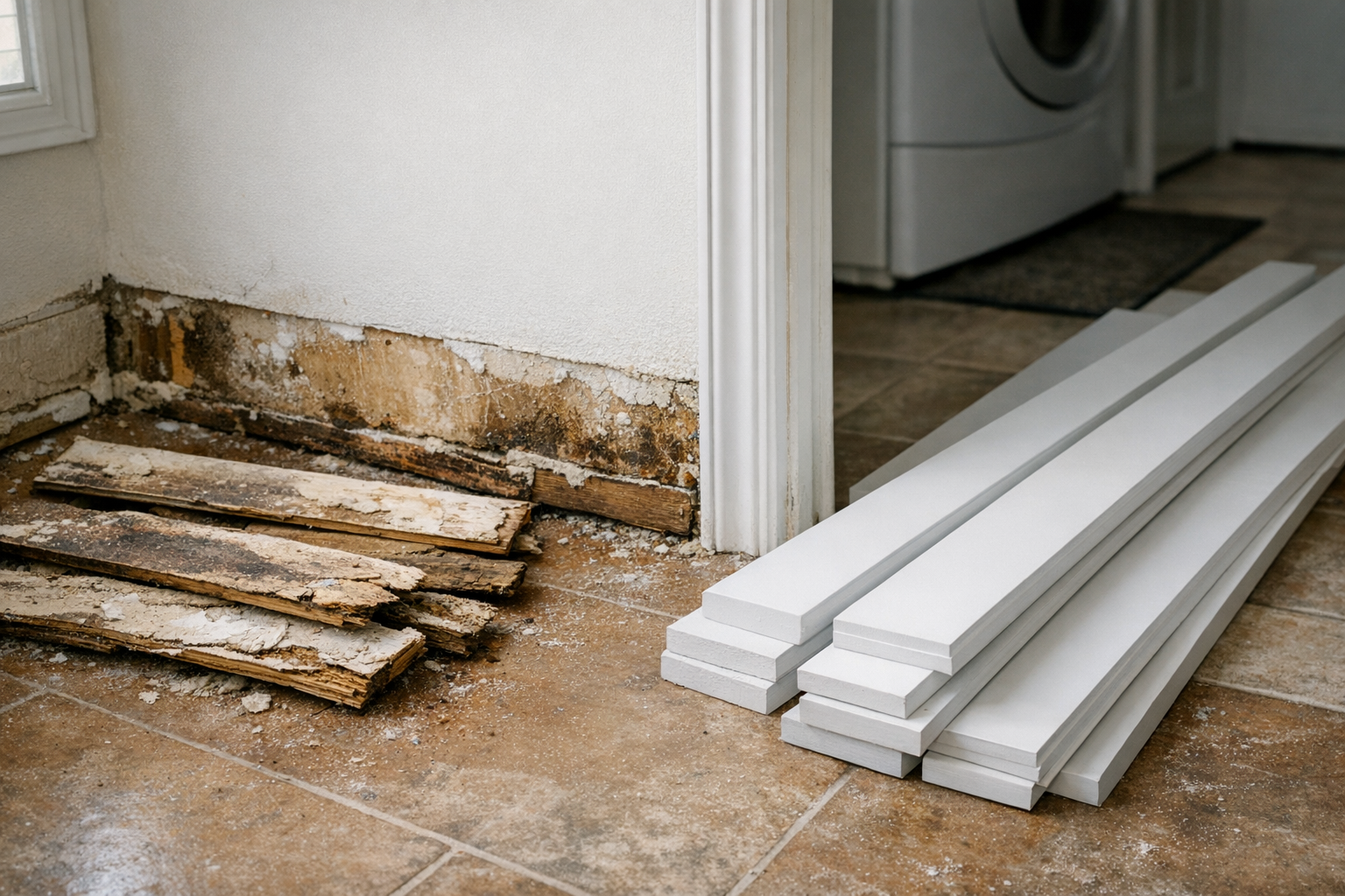 Replacing Damaged Trim