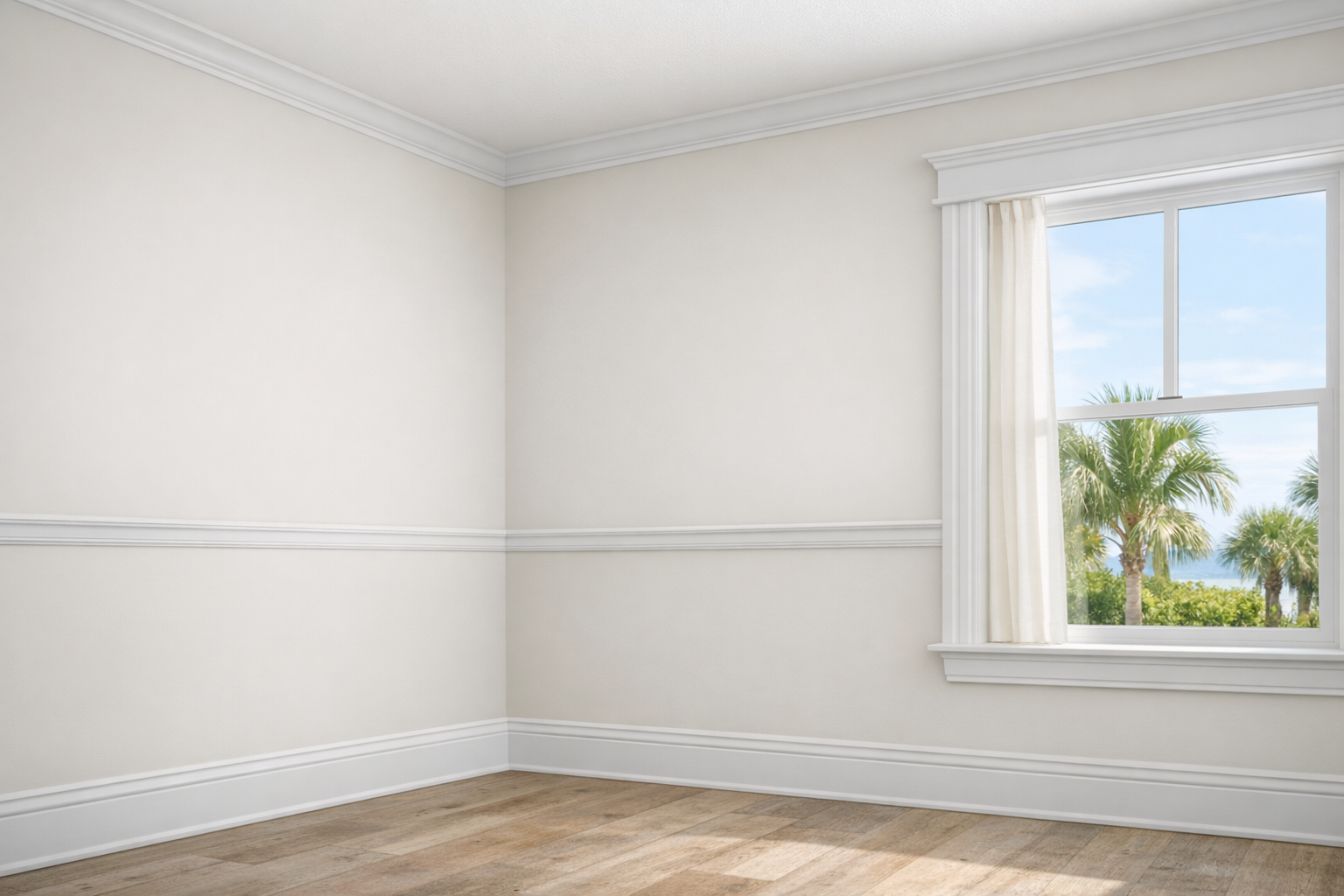 Trim options for finished room edges