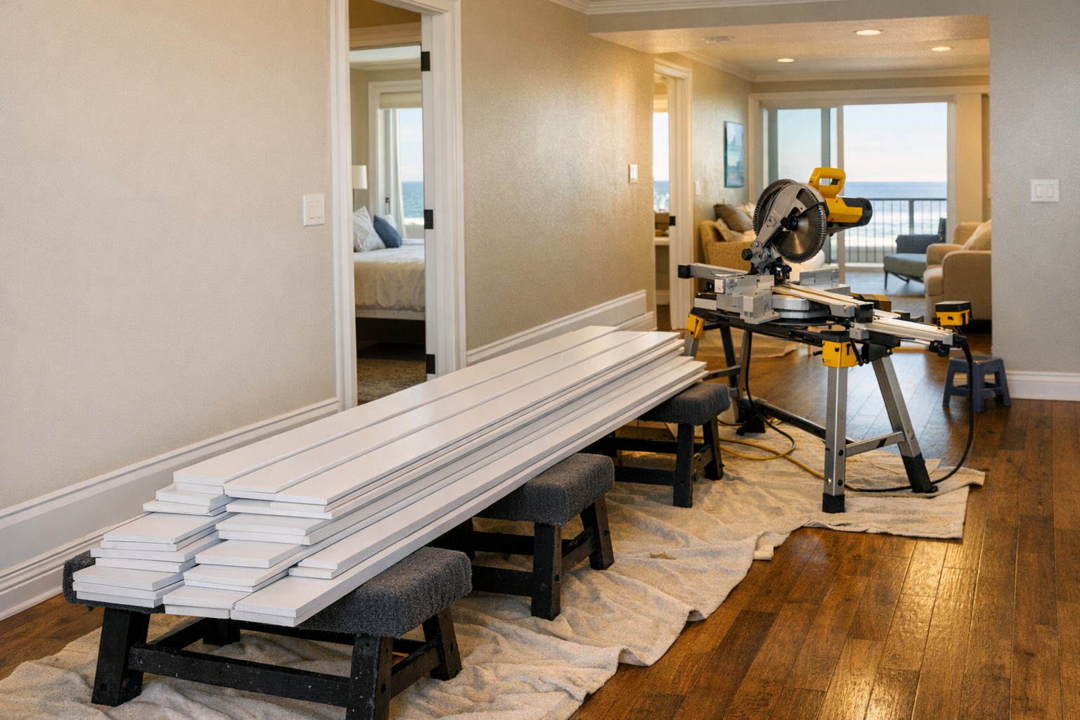 Multi-Room Trim Installation Prep