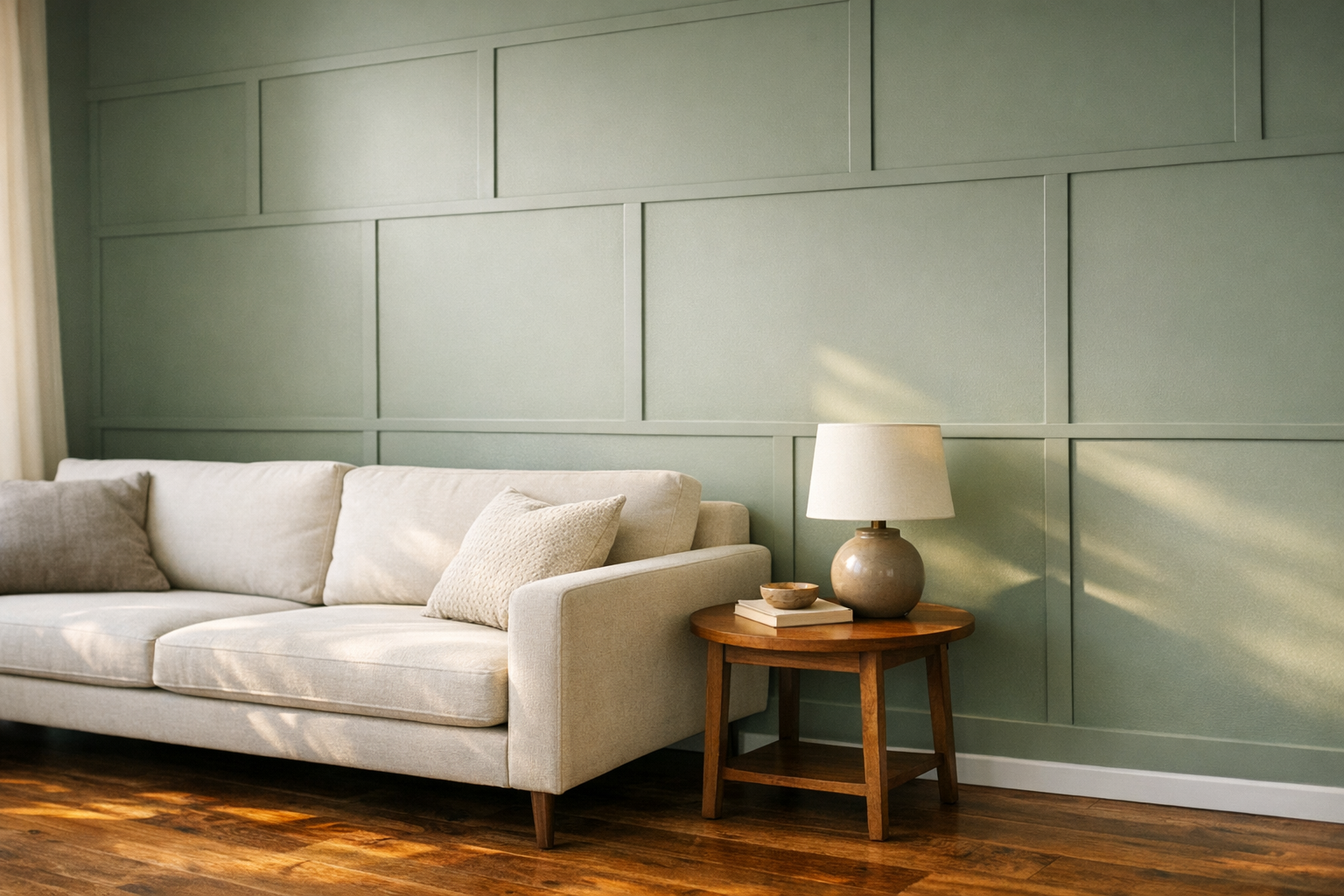 Modern geometric paneling style